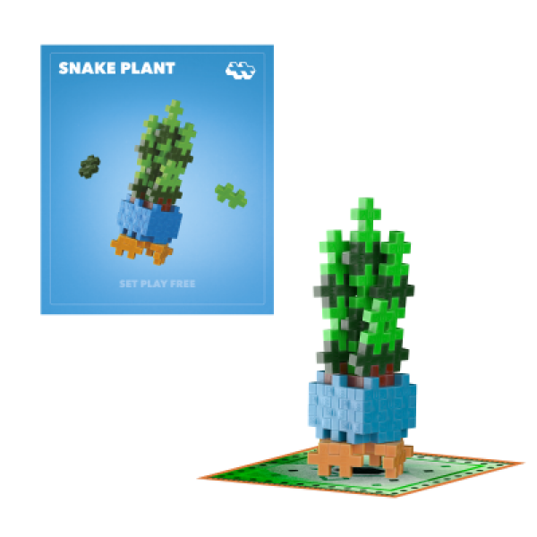 Plus-Plus Kytky Snake Plant