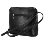 Stylová dámská koženková crossbody Kira, černá