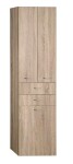 AQUALINE - ZOJA/KERAMIA FRESH skříňka vysoká s košem 50x184x29cm, dub platin 51295