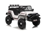 Mamido Elektrické autíčko Speed Offroad bílé | 4x45W | EVA kola | 12V 7Ah | EKO kůže