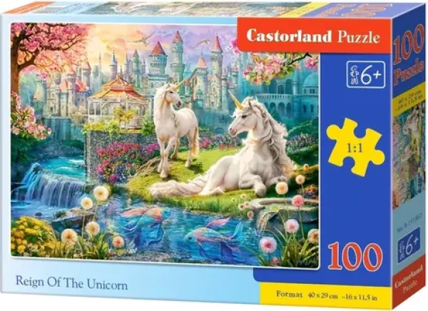 Castorland 111367 Puzzle Království jednorožce