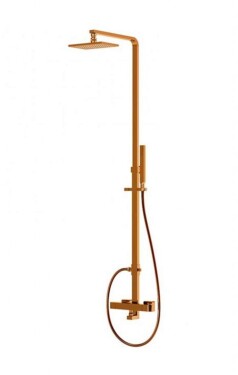 STEINBERG - 160 Sprchový set s termostatem, 15x22 cm, růžové zlato 160 2721 RG