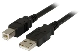 EFB USB 2.0 A-B černý / Kabel / 5 m / 480 Mbit/s (K5256SW.5)