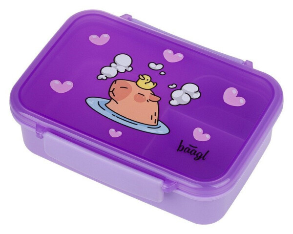 Box na svačinu s přihrádkami Kapybara