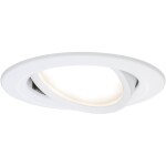 Paulmann 92907 Whirl LED vestavné svítidlo, LED, pevně vestavěné LED, 4.9 W, hliník (kartáčovaný), saténová, sada 3 ks