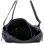 Praktická kožená dámská kabelka Marcella, tmavě modrá