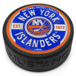 Mustang Puk New York Islanders NHL Gear Puck Design Trimflexx