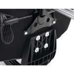 Kancelářská židle, potah bordó látka a černá síťovina MESH, houpací mech.