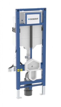 GEBERIT - Duofix Montážní prvek pro závěsné WC, 112 cm, se splachovací nádržkou Sigma 12 cm, bezbariérový 111.396.00.6