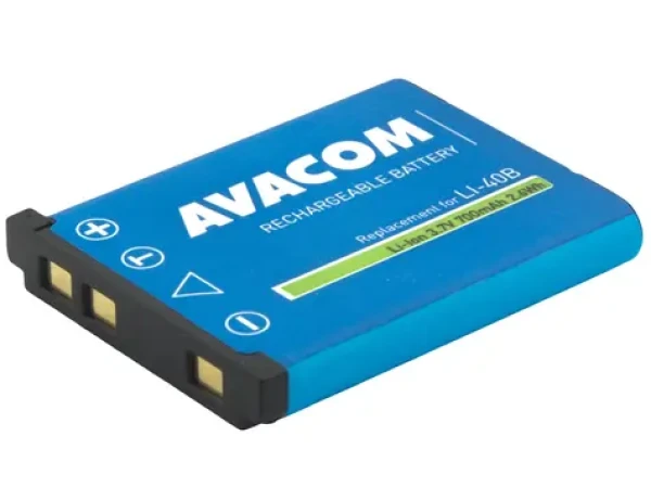 AVACOM pro Olympus Li-40B Li-42B / Náhradní baterie / i Fujifilm NP-45 Nikon EN-EL10 / Li-Ion / 3,6 V / 700 mAh (DIOL-LI40-B700)