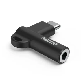 Hama audio adaptér USB-C na jack 3,5 mm / aktivní / kompaktní (201701)