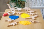 TickiT Dřevění dinosauři (10 ks)