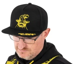 Black Cat Kšiltovka Flat Peak Cap Black (BO500016)
