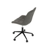 Pracovní židle, výškově nastavitelná, šedá látka, KA-V3120 GREY3