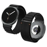 Spigen Fabric Band pro Samsung Galaxy Watch Ultra 2/1 47mm černá / Řemínek / Nylon / Kovová přezka (AMP11613)