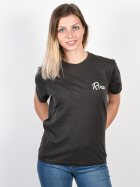 RVCA TROPICALE PIRATE BLACK dámské tričko krátkým rukávem XS