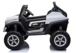 Mamido Dětské elektrické autíčko Mercedes Unimog 4x4 bílé
