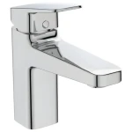 Ideal Standard Grande chrom / Umyvadlová baterie / Páková / Keramická kartuše 38 mm / EasyFix (BD222AA)