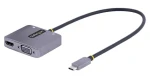 StarTech adaptér USB-C na HDMI šedá / Adaptér / 4K / 100W PD / Audio 7.1 (122-USBC-HDMI-4K-VGA)