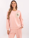 Mikina DHJ BL 20322.72 peach jedna velikost