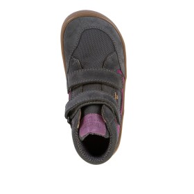 Dívčí celoroční kotníkové barefoot boty UP HILL TEX DARK GRAY Froddo G3110281-14 - 28