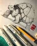 Dokumentní popisovač 0,03 mm Marvy For Drawing