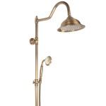 REA - Sprchový set BERGAMO antique bronze REA-P5002