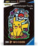 Dřevěné puzzle Pikachu 300 dílků