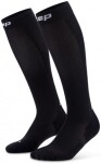 CEP dámské běžecké kompresní podkolenky 5.0 - black Velikost: II (25-31 cm obvod lýtka)
