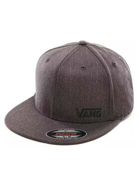 Vans SPLITZ CHARCOAL HEATHER pánská kšiltovka s rovným kšiltem - L/XL