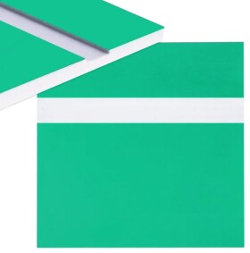 Gravírovací laminát 300 x 200 x 1,3 mm - Zelený, bílý
