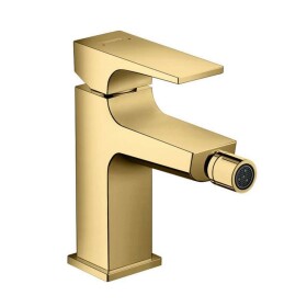 HANSGROHE - Metropol Bidetová baterie s výpustí Push-Open, leštěný vzhled zlata 32520990