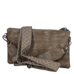 Stylová dámská crossbody kabelka Dina, tmavě béžová
