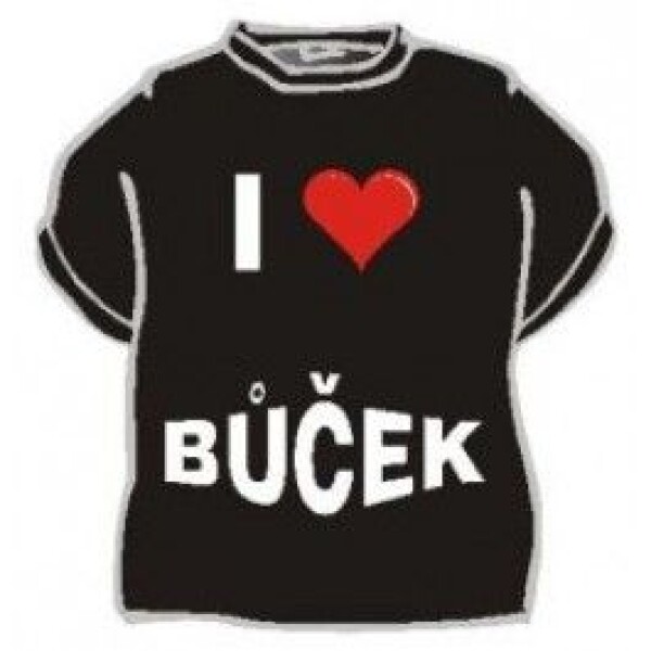 Divja Tričko - I love you bůček Velikost: XXXL