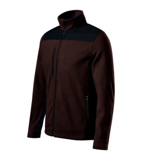 Effect fleece unisex kávová L