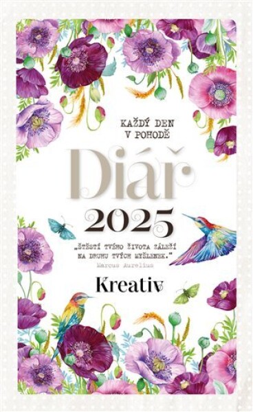 Kreativ Diář 2025 - Vlčí máky