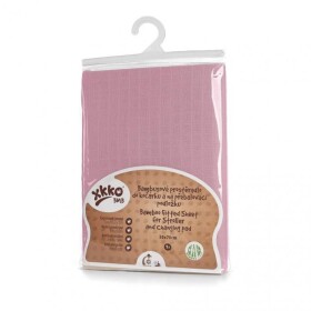 KIKKO Bambusové prostěradlo s gumou XKKO BMB Pastels 70x50 cm - Baby Pink