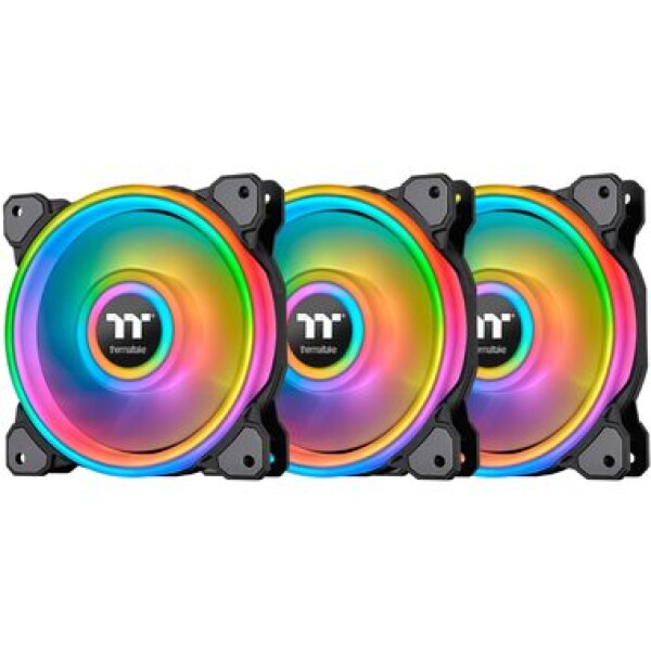 THERMALTAKE Riing Quad 14 RGB Radiator šedá 3ks / Ventilátor / 140 mm / Hydraulic Bearing / 1400 RPM @ 26.1 dB / 60.17 (CL-F089-PL14SW-A)