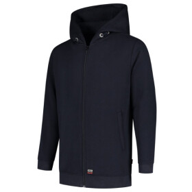 Hooded Sweat Jacket Washable 60°C mikina unisex námořní modrá XL