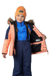 Dětská zimní bunda Hannah Leane JR Cantaloupe/mood indigo