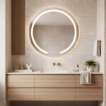 REA - Zrcadlo LED 90cm Modern HOM-00907