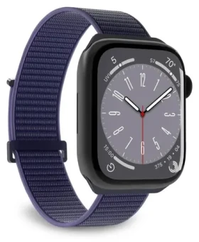 Puro Sport Space Blue / Řemínek pro Apple Watch / 42/44/45/49 mm / Nylon (PUSPORTAW44BLUE)