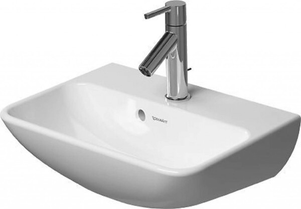 DURAVIT - ME by Starck Umývátko 45x32 cm, bez otvoru pro baterii, alpská bílá 0719450010