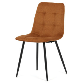 Jídelní židle, žlutá, sametová látka, DCL-X7015 YEL2