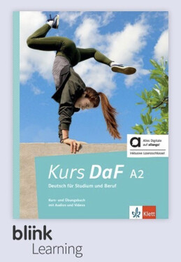 Kurs DaF A2 – Digitale BlinkLearning – Kurs./Übungsbuch – Unterrichtende (3 roky)
