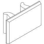 Siemens 3SU1851-0AA00-0AB1 prázdné pouzdro 1 instalační pozice, pro upevnění na podlaze (d x š x v) 89.4 x 85 x 64 mm be