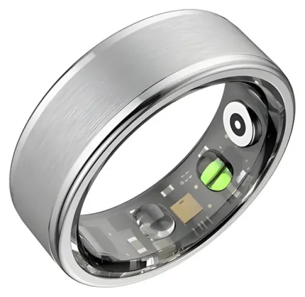 IGET Smart Ring R1 vel. 11 stříbrná / Chytrý prsten / Bluetooth / nerezová ocel / 5ATM (R1 Silver 11)