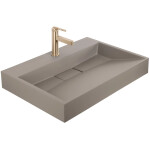 REA - Umyvadlo z litého mramoru GOYA TAUPE 70CM REA-U4414