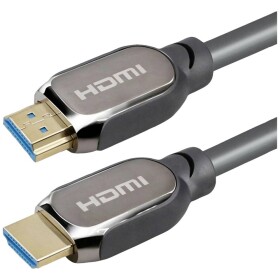 Roline HDMI kabel Zástrčka HDMI-A, Zástrčka HDMI-A 1.00 m černá 11.04.6010 8K UHD, dvoužilový stíněný HDMI kabel - Roline 11.04.6010