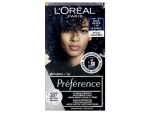 L'Oréal Paris Préférence Vivid Colors permanentní barva na vlasy 1.102 Le Marais - Blue Black, 60+90+54 ml